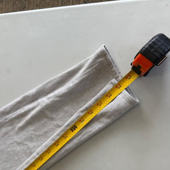 Linksoul 5 Pocket Classic Straight Light Gray Denim Jeans Pants Mens size 36 - Picture 8 of 8